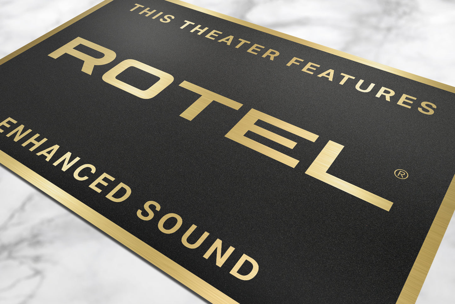 Rotel Audio Home Movie Theater Sign