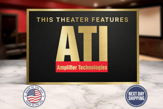 Ati amplifier technologies home movie theater sign