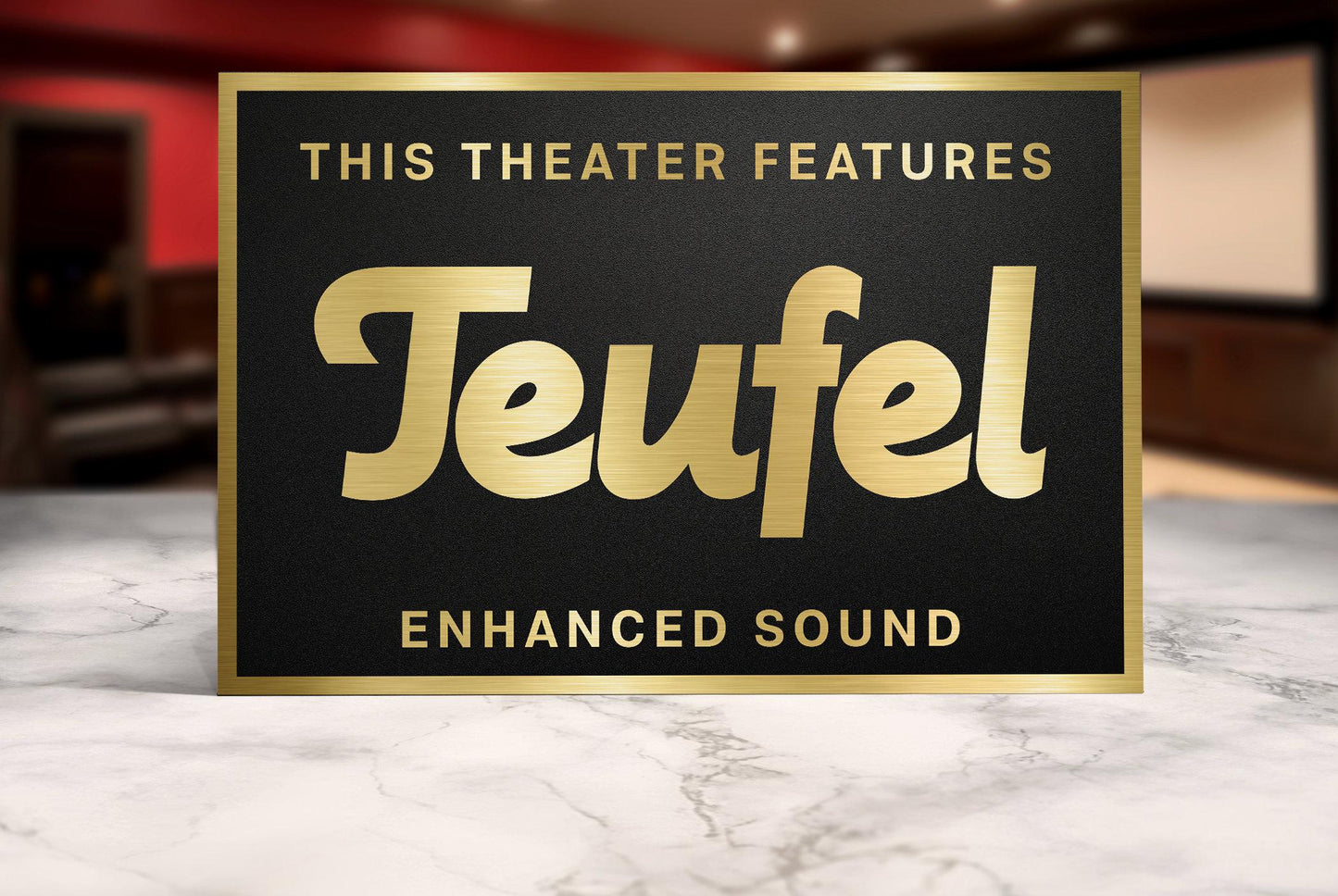 Teufel theater sign | cinema sign | theater decor
