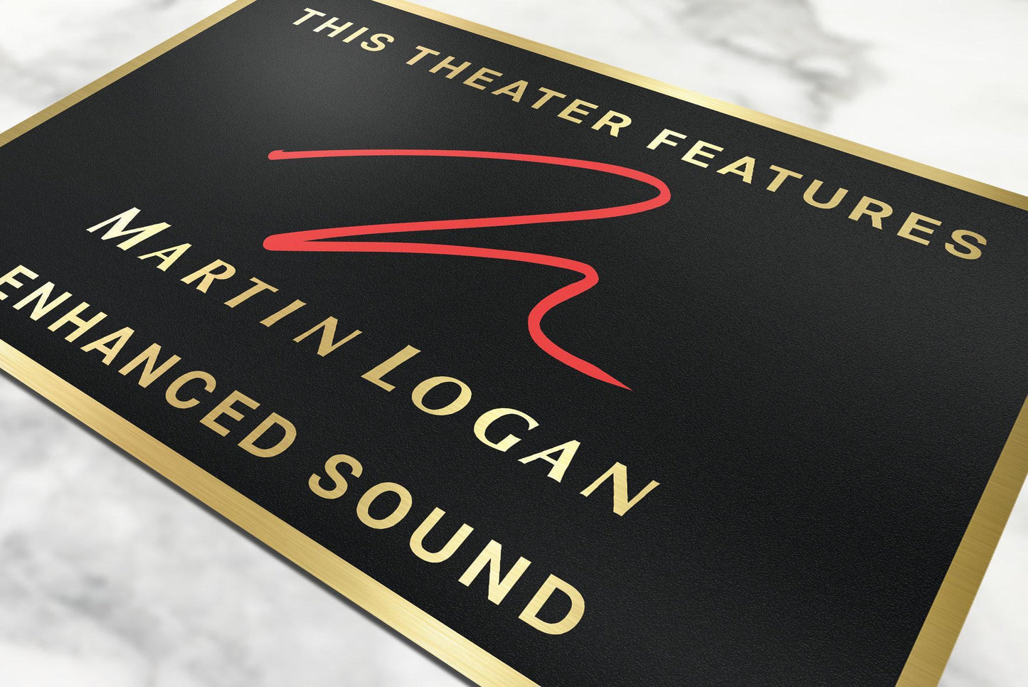 Martin logan home movie theater sign