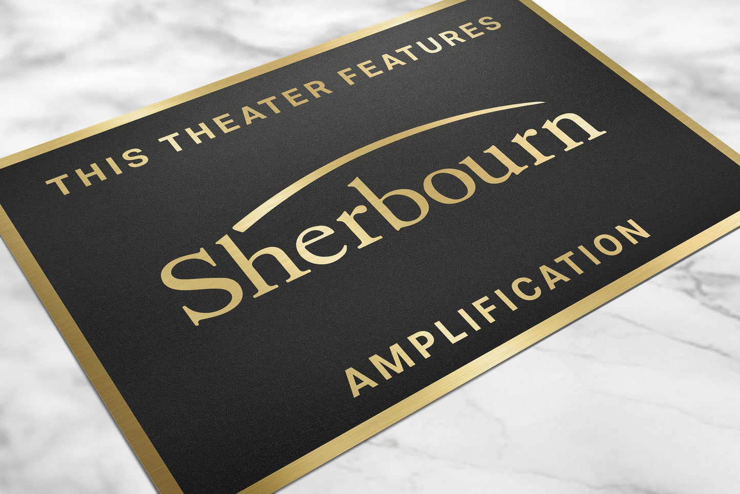 Sherbourn home movie theater sign