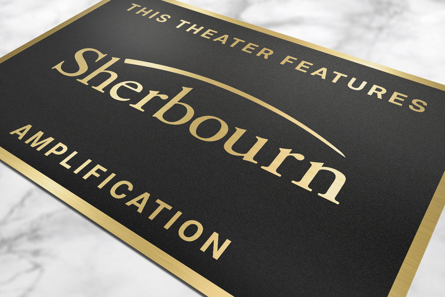 Sherbourn home movie theater sign