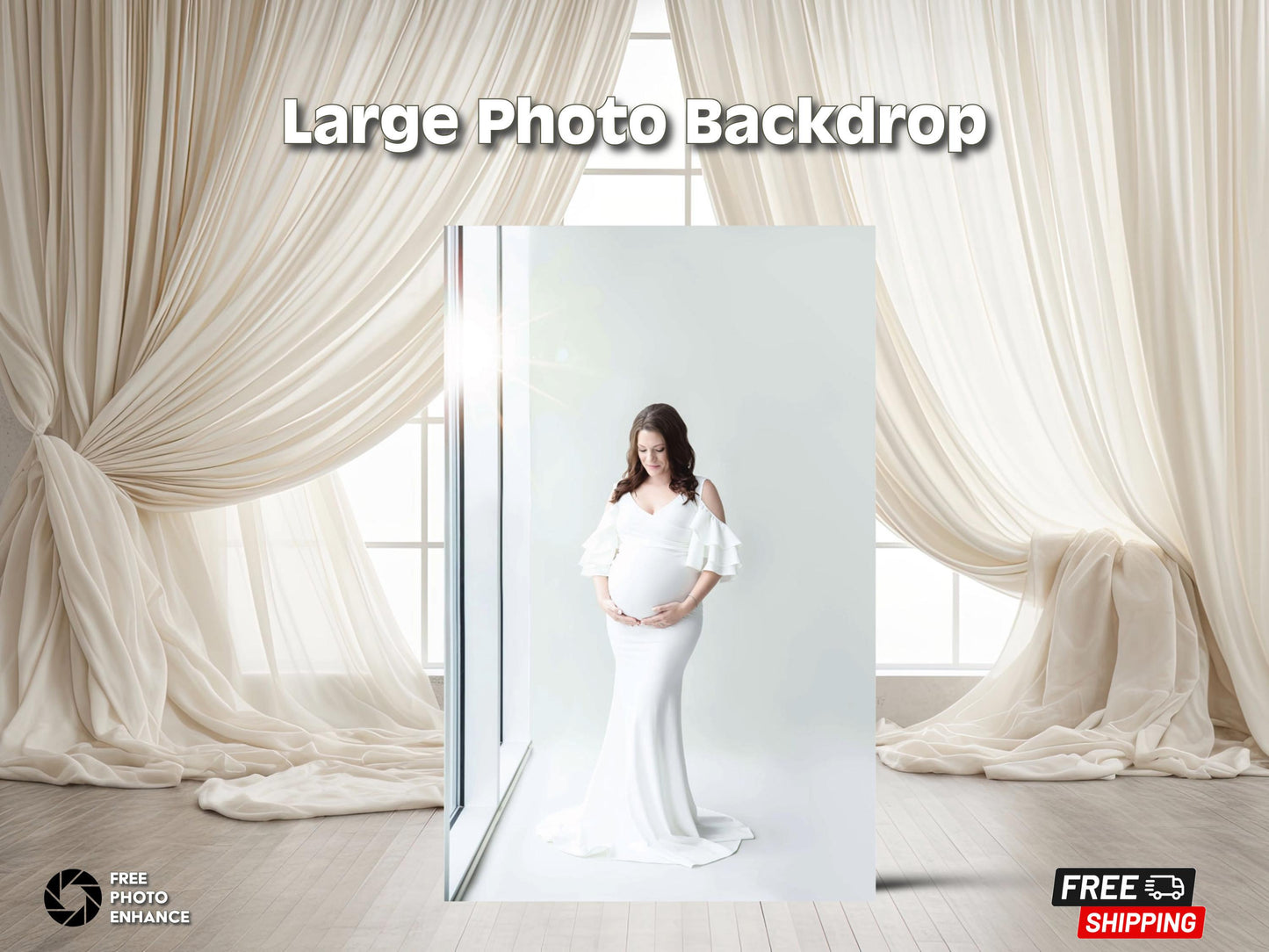 Maternity Photo Board | Baby Shower Backdrop