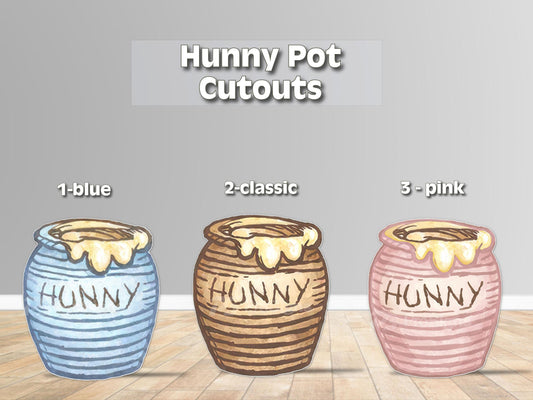 Winnie the Pooh  Hunny Pot Cutouts
