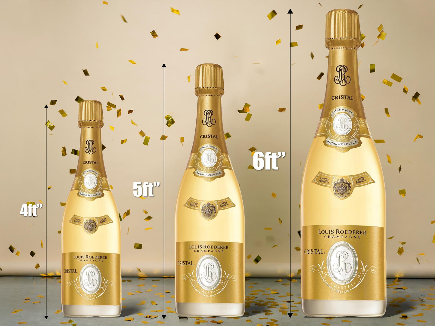 Life size champagne bottle coroplast cutout | celebrity cutouts | new years decor | wedding decor