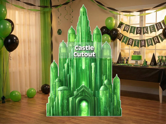 Emerald City Prop Castle cutout