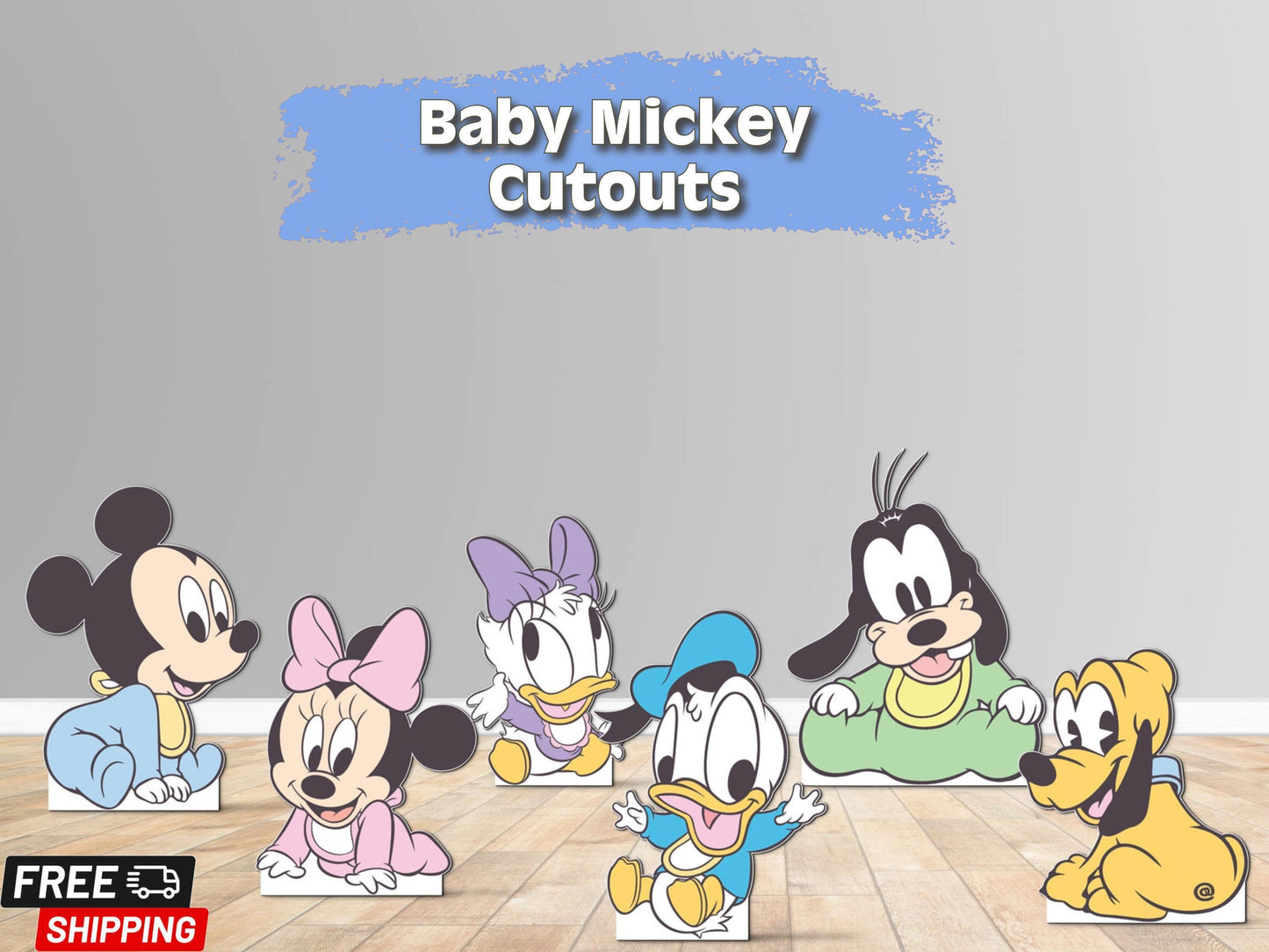 Mickey and friends cutouts |  party decor